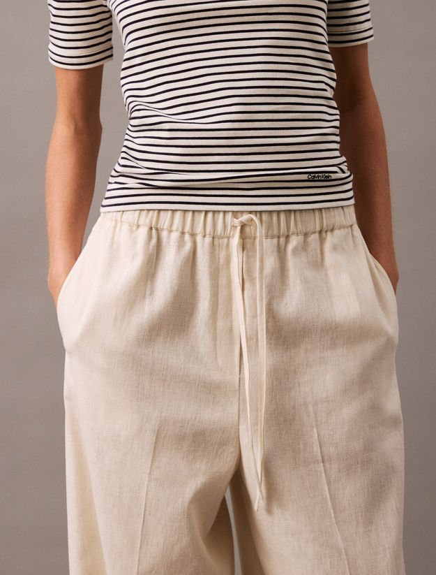 Relaxed Linen Cotton Trousers