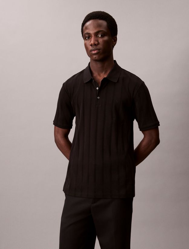 Variegated Rib Classic Polo Shirt