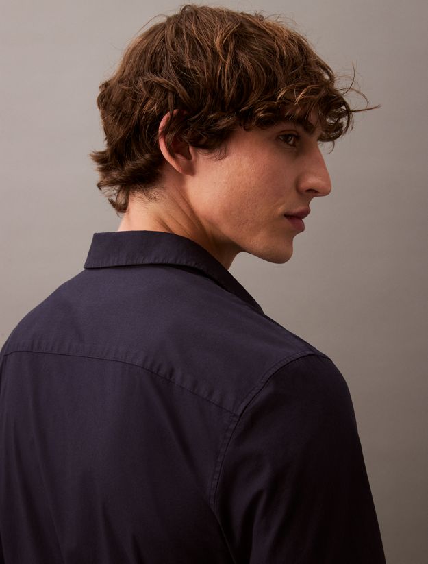 Slim Stretch Poplin Shirt