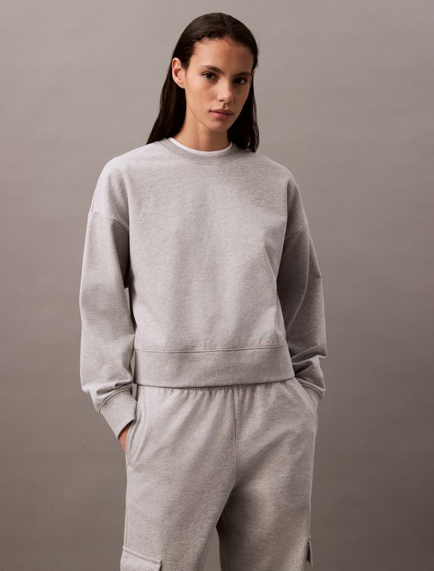 Relaxed Cotton Terry Sweatshirt