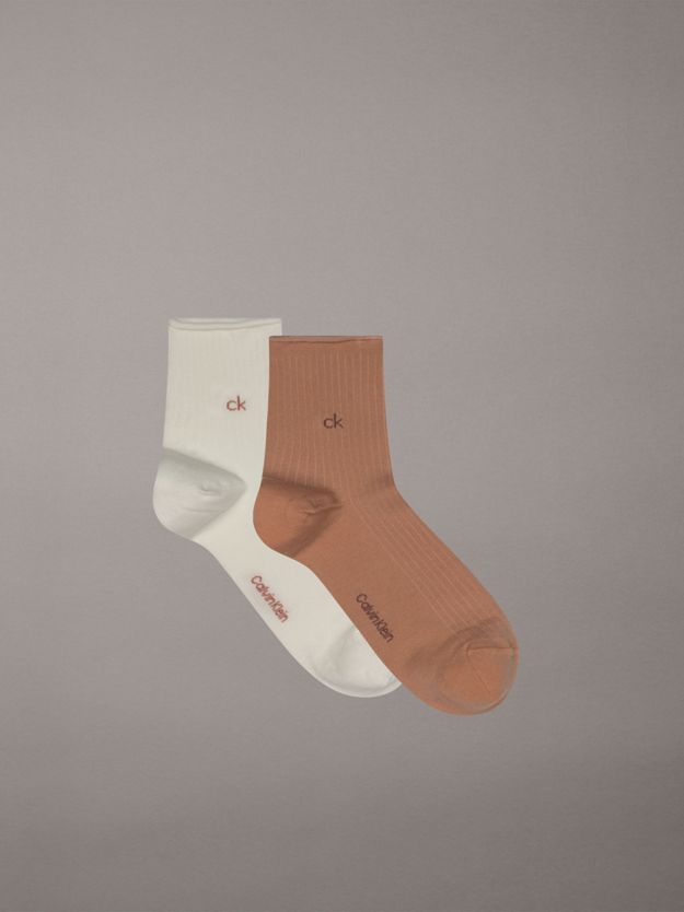 2 Pack Striped Crew Socks