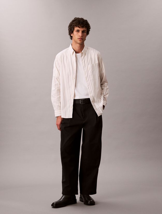 Stripe Oxford Classic Button-Down Shirt