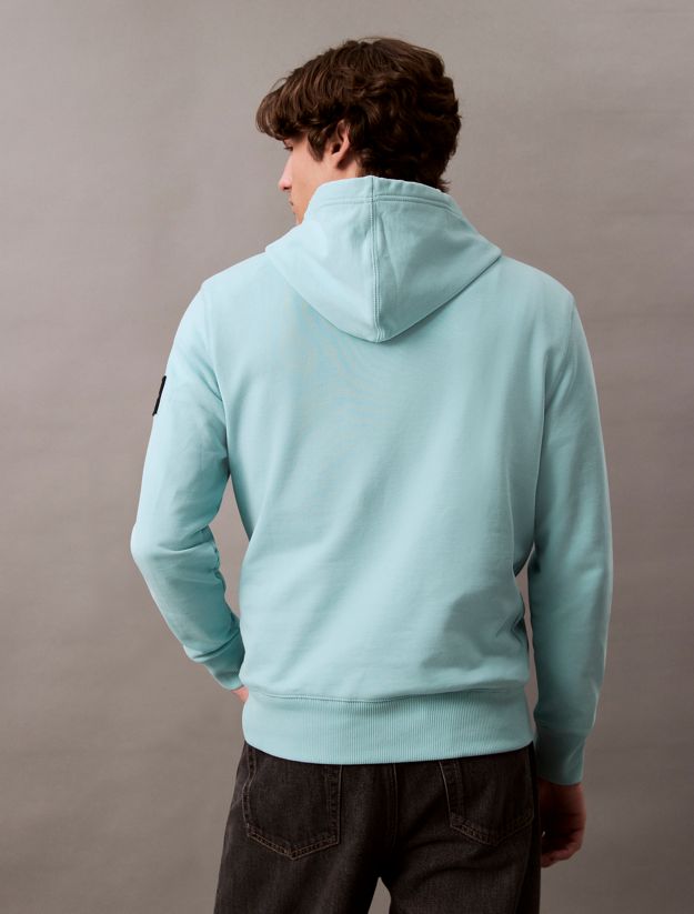 Cotton Terry Badge Hoodie