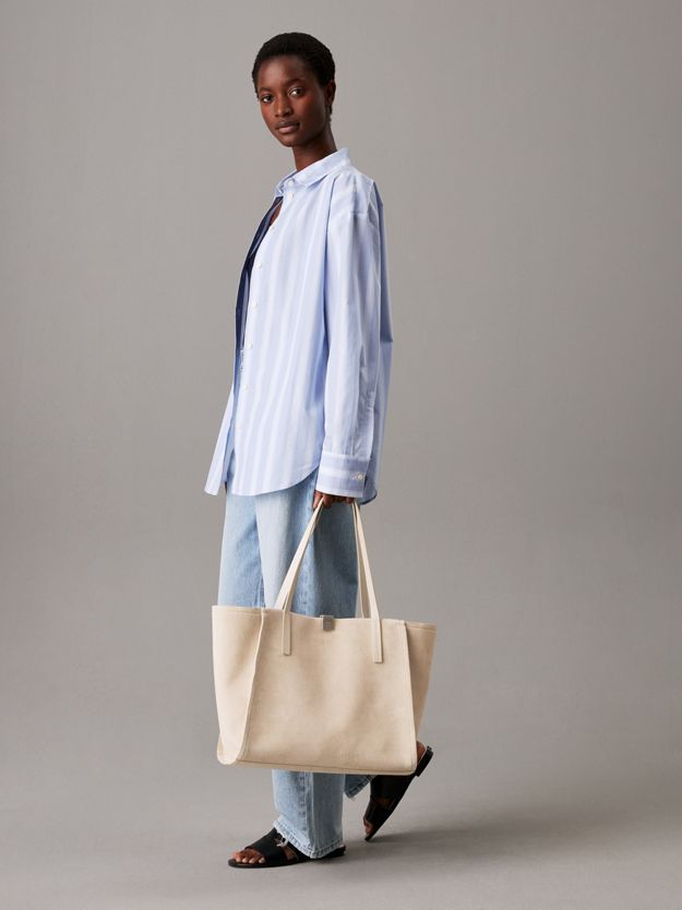 Suede Tote Bag