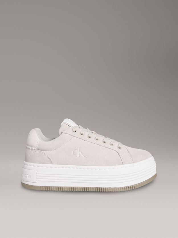 Suede Platform Trainers