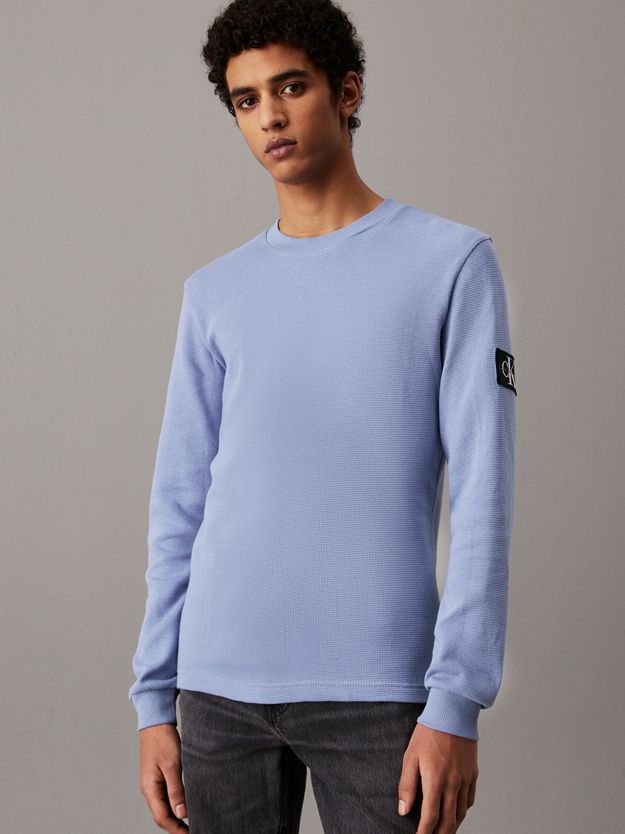 Slim Long Sleeve Waffle T-shirt