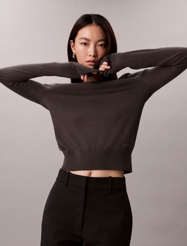 Merino Wool Crew Neck Jumper