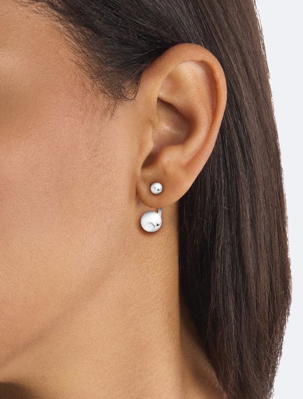 Stainless Steel Bubble Earrings