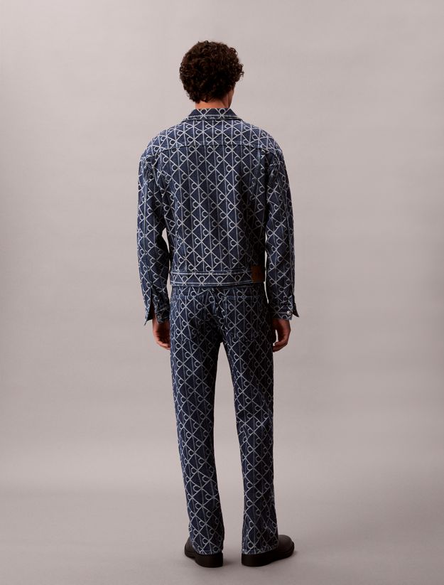 Allover Logo 90's Denim Jacket