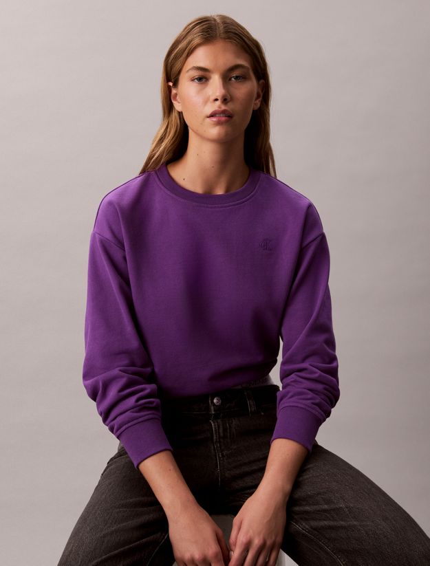 Relaxed Cotton Terry Sweatshirt