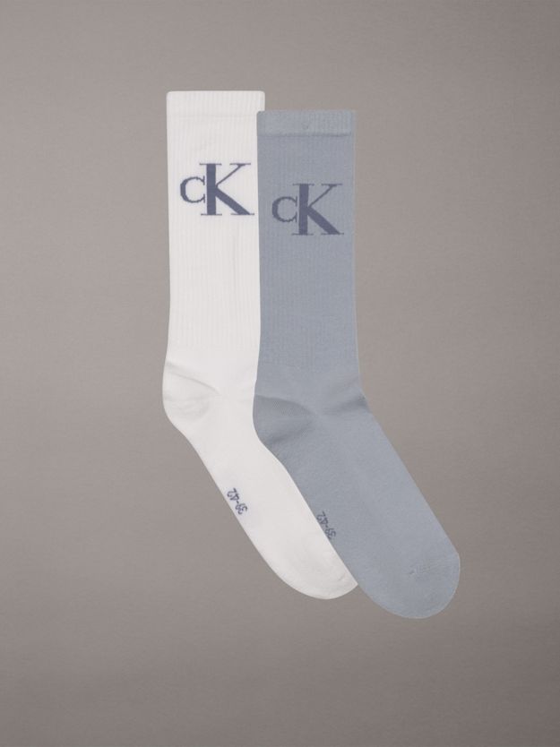 2 Pack Soft Cotton Stretch Crew Socks