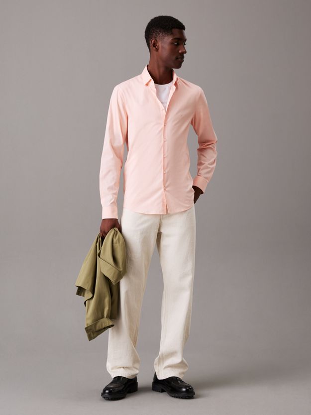 Slim Poplin Dress Shirt