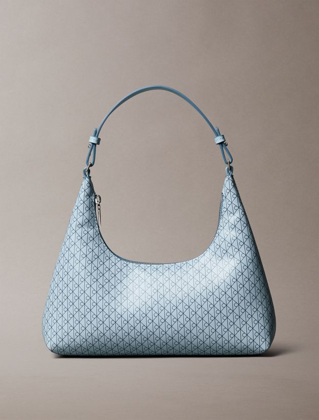 Allover Monogram Logo Shoulder Bag