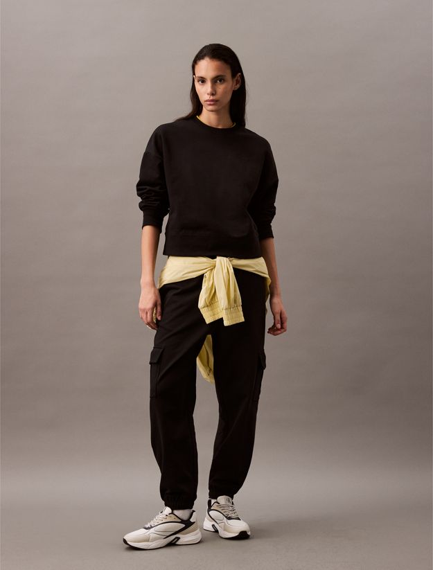 Relaxed Cotton Terry Sweatshirt