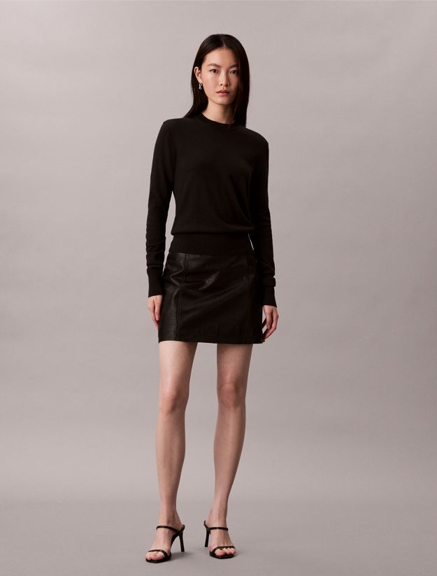 Merino Wool Crew Neck Jumper