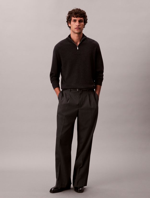 Quarter Zip Merino Jumper