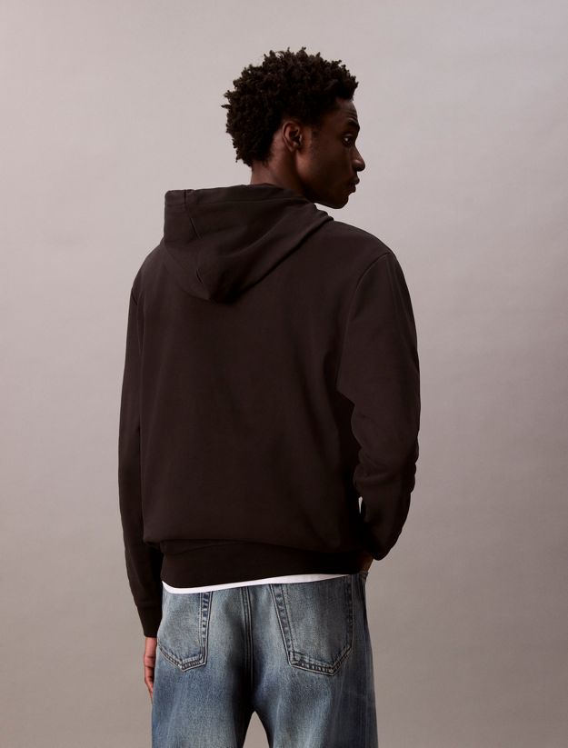 Cotton Terry Badge Hoodie