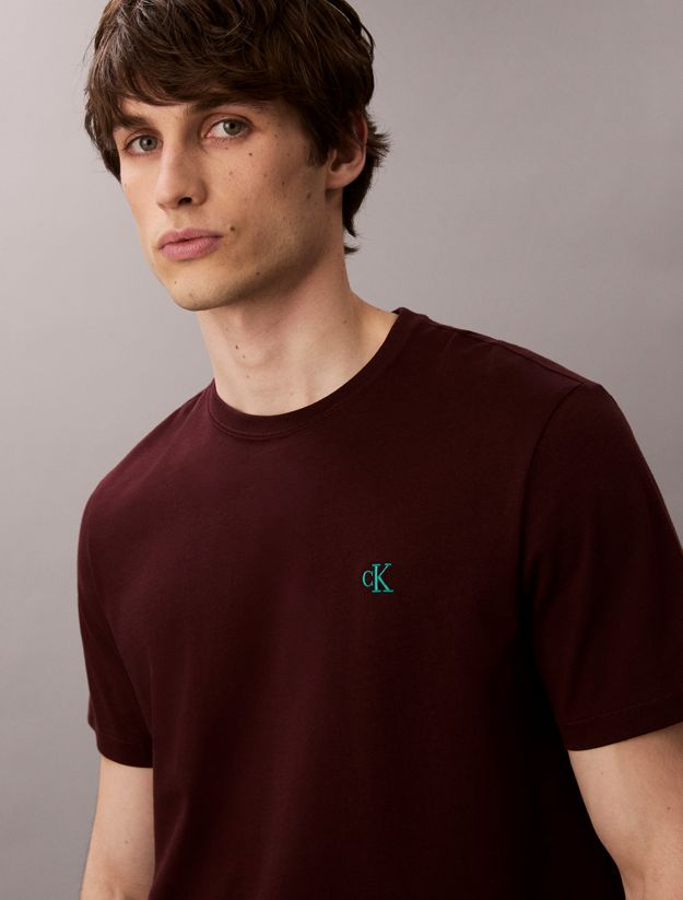 Embroidered Monogram Logo Relaxed T-Shirt