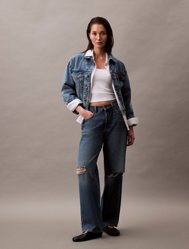 Ribbed Cotton Strapless Top