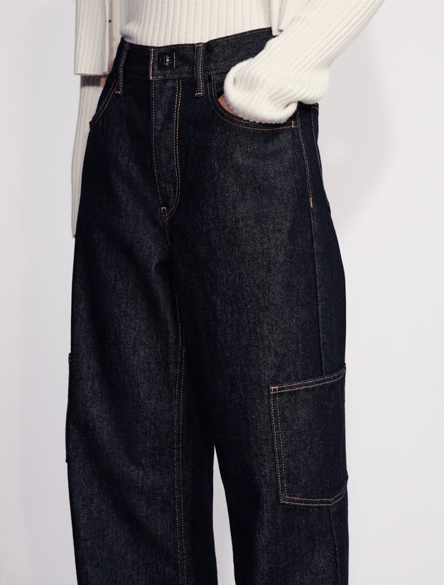 High Rise Wide Leg Jeans