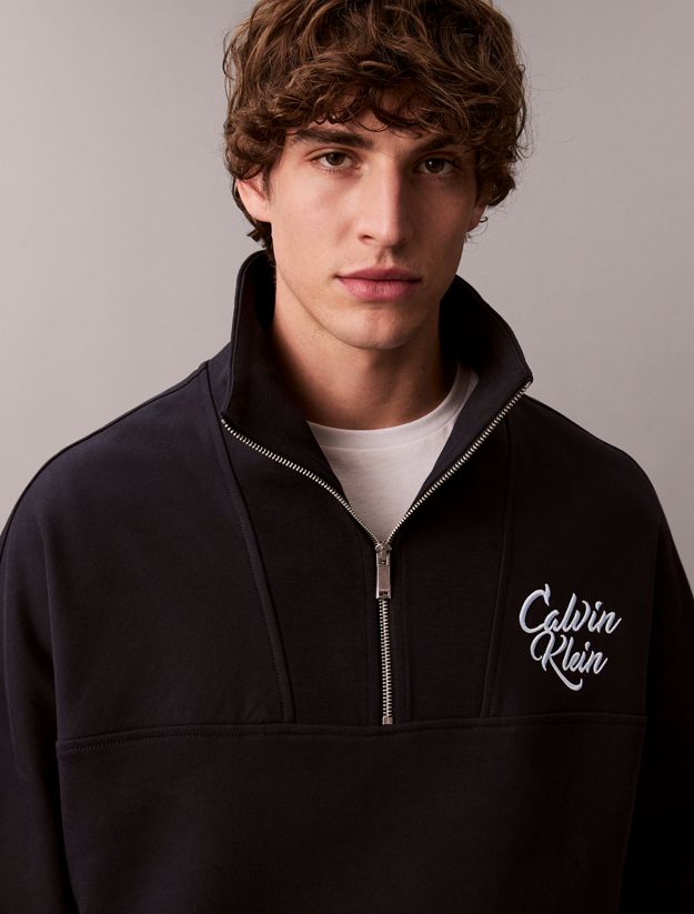 Premium Fleece Relaxed Quarter Zip Sweatshirt