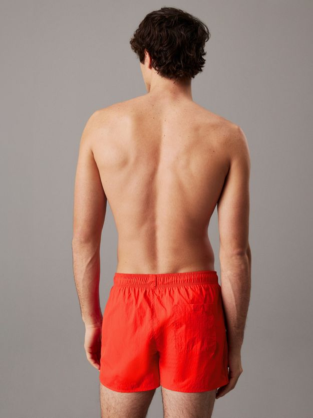 Short Drawstring Swim Shorts - CK Monogram