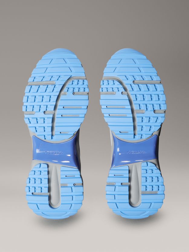 Leather and Breathable Mesh Trainers