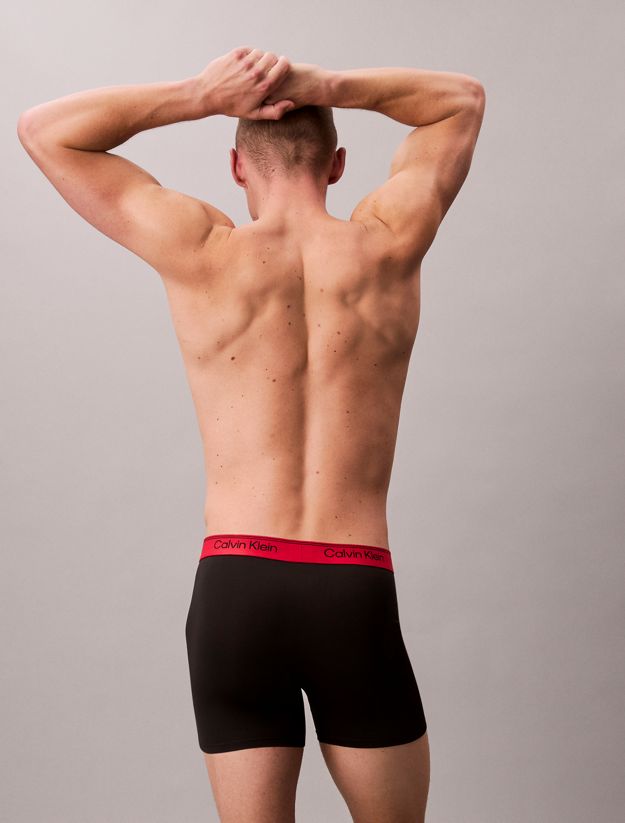 3 Pack Boxer Briefs - Microfibre Stretch