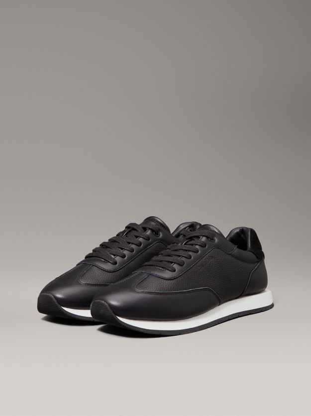 Leather Low Profile Trainers