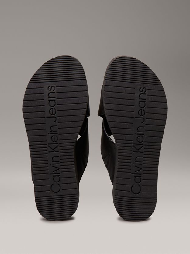 Leather Platform Sandals