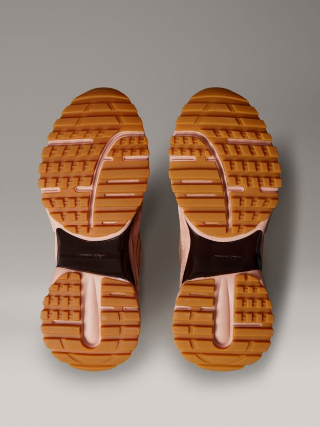 Leather and Breathable Mesh Trainers