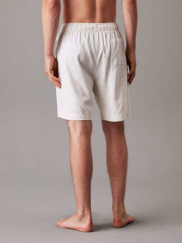 Linen Blend Pyjama Shorts