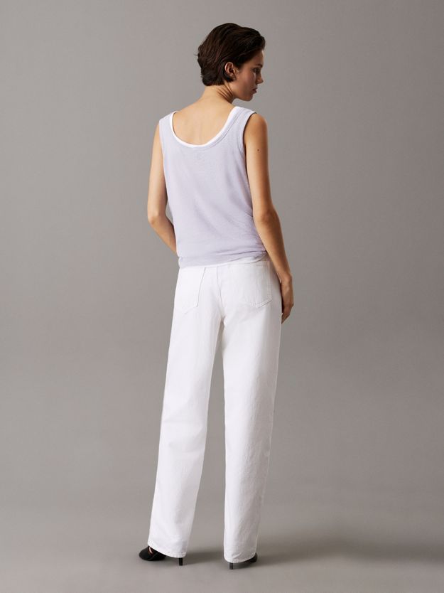 Slim Linen Jersey Tank Top
