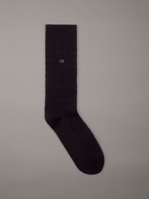 Wool Blend Crew Socks