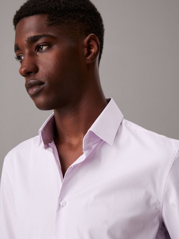 Slim Poplin Dress Shirt
