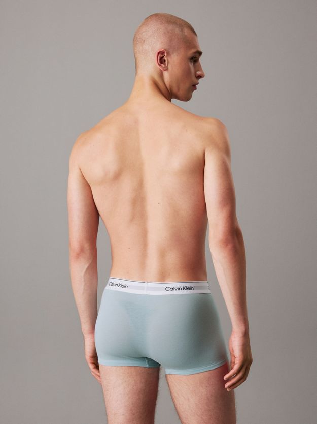 3 Pack Low Rise Trunks - Icon Cotton Stretch
