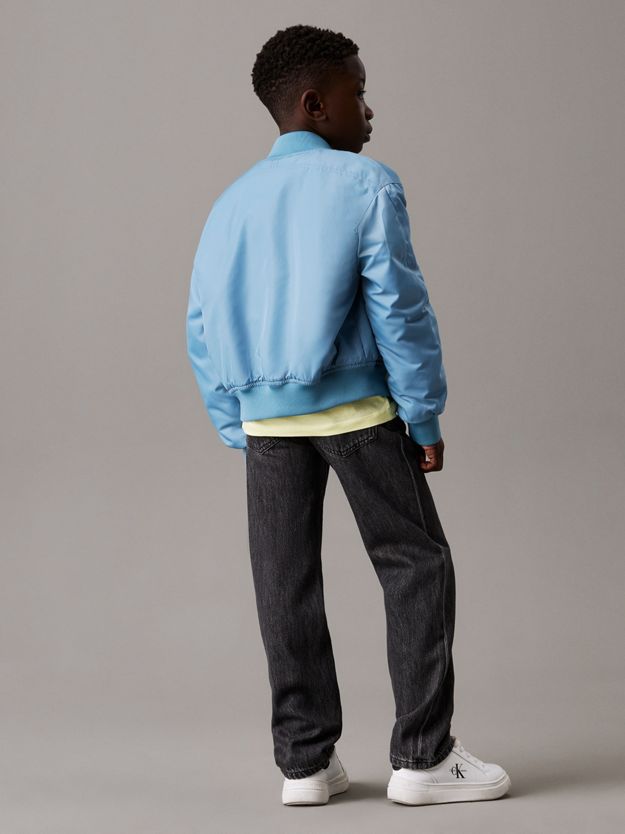 Mid Rise Straight Jeans