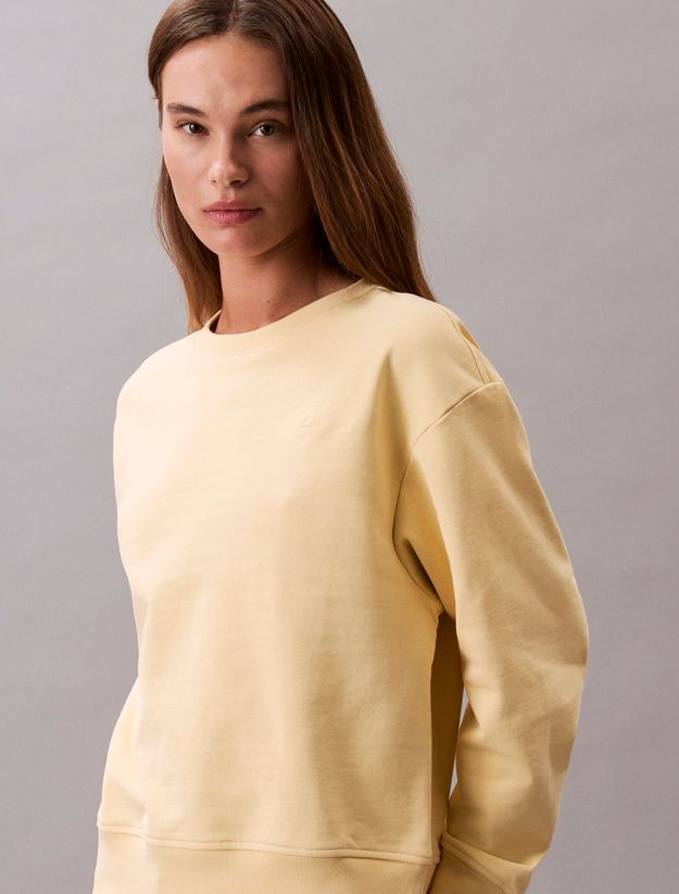 Relaxed Cotton Terry Sweatshirt