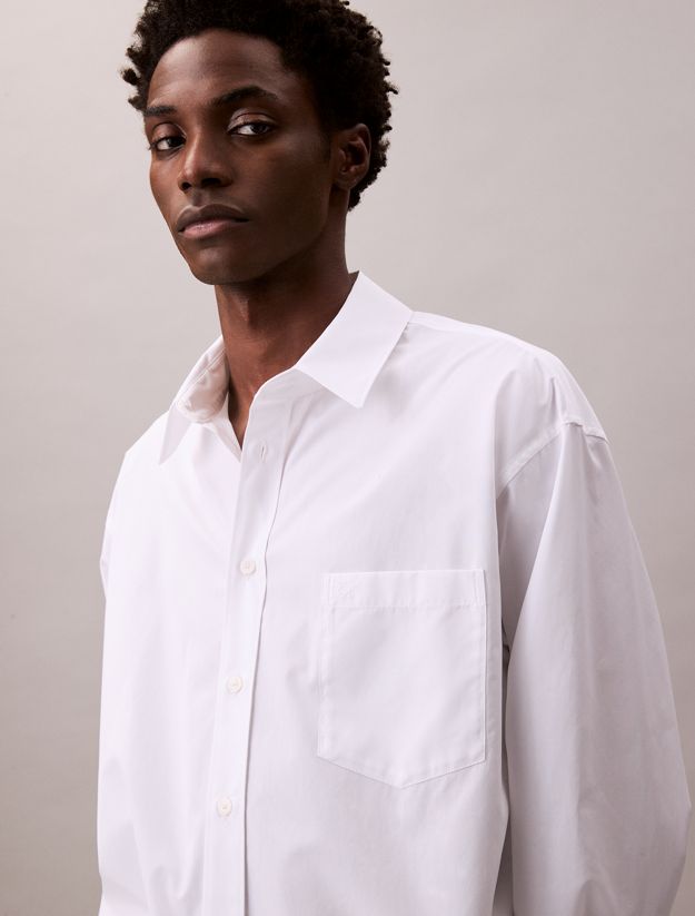 Cotton Relaxed Button-Down Shirt
