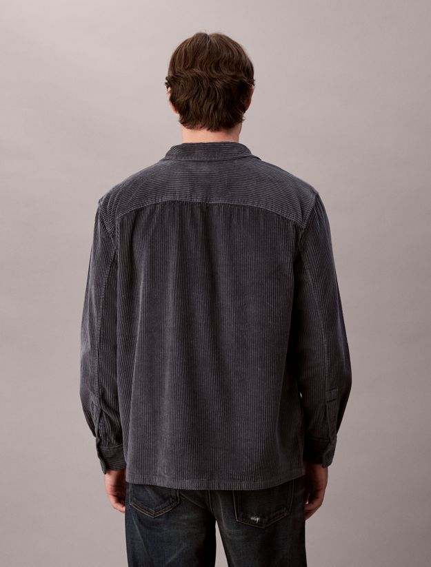 Corduroy Relaxed Button-Down Shirt
