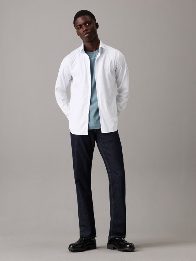 Slim Striped Dress Shirt