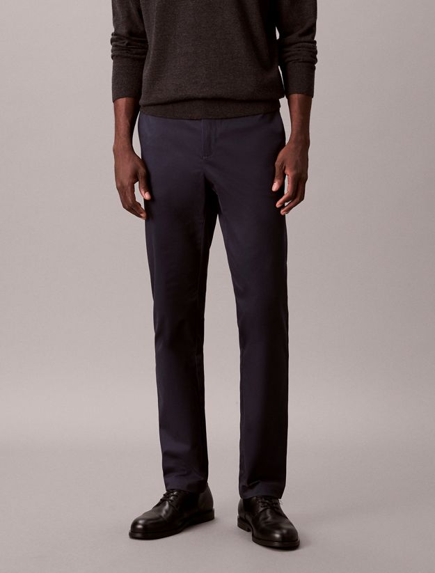 Slim Sateen Chino Trouser