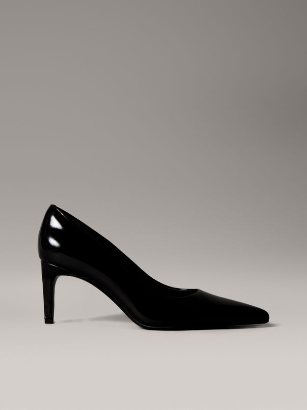 Leather Cushioned Stiletto Pumps