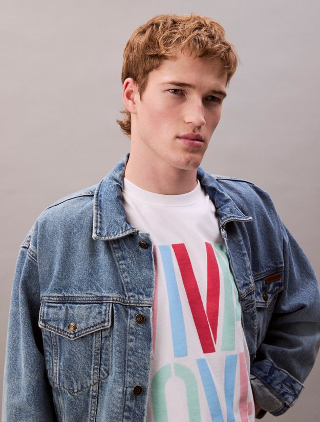 Marc Hundley Pride Viva Love Graphic Relaxed Tank Top