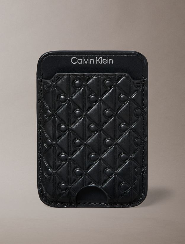 Leather RFID Magnetic Phone Cardholder