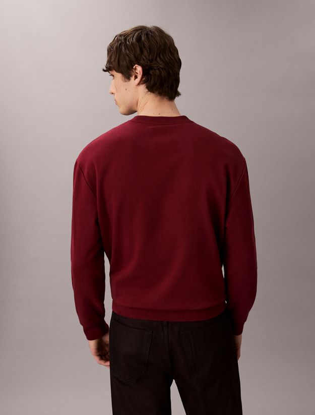 Cotton Terry Badge Sweatshirt