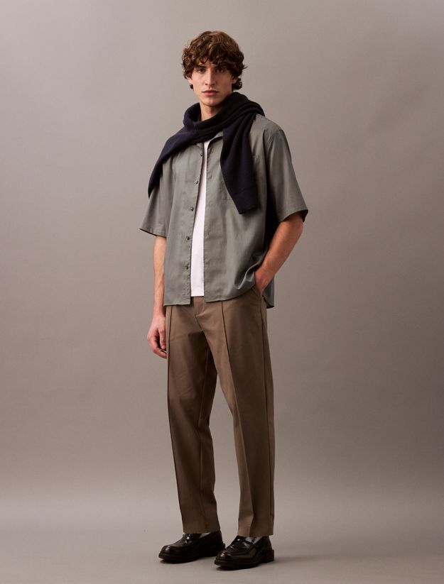 Relaxed Cotton Gauze Shirt