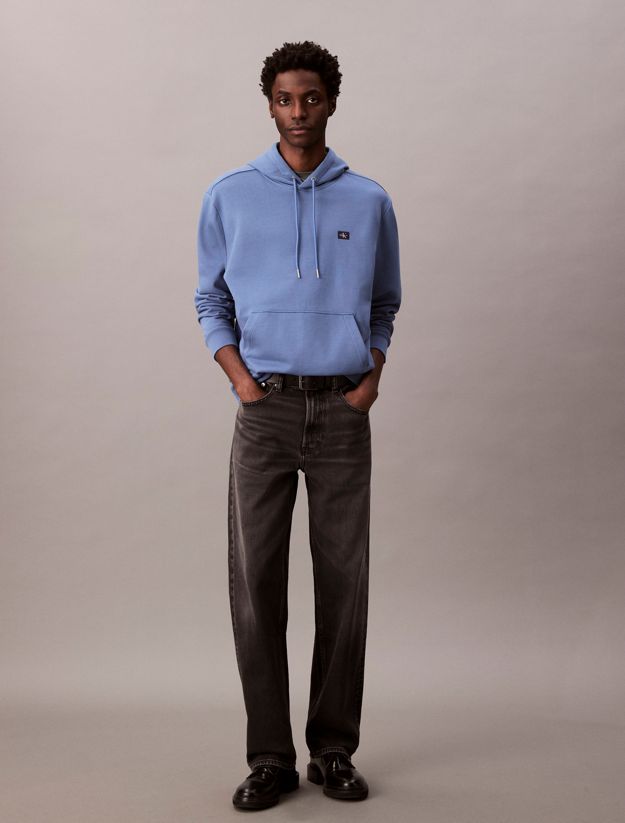 Cotton Terry Badge Hoodie