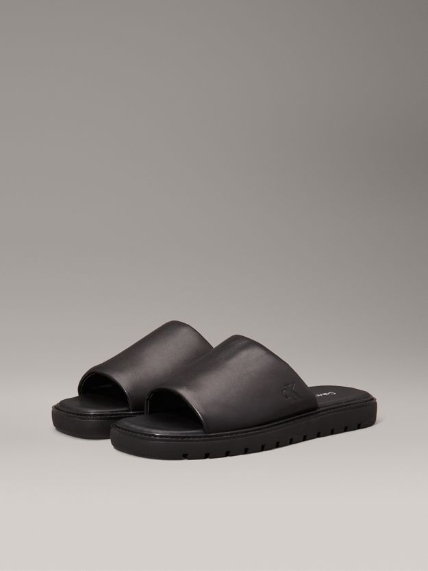 Leather Sliders
