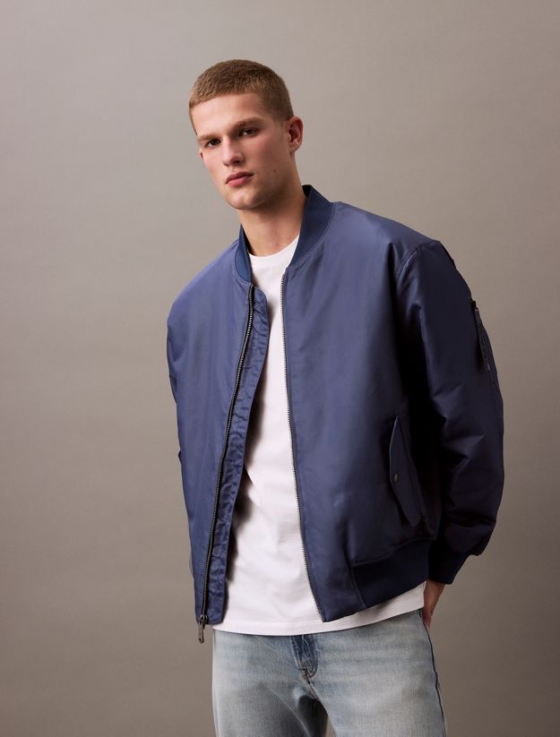 Nylon Bomber Jacket